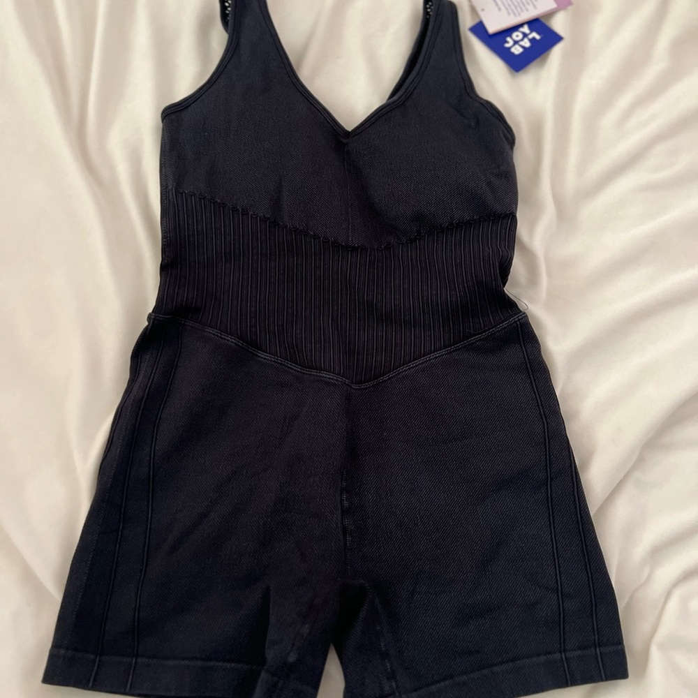 JoyLab Black Sleeveless Romper